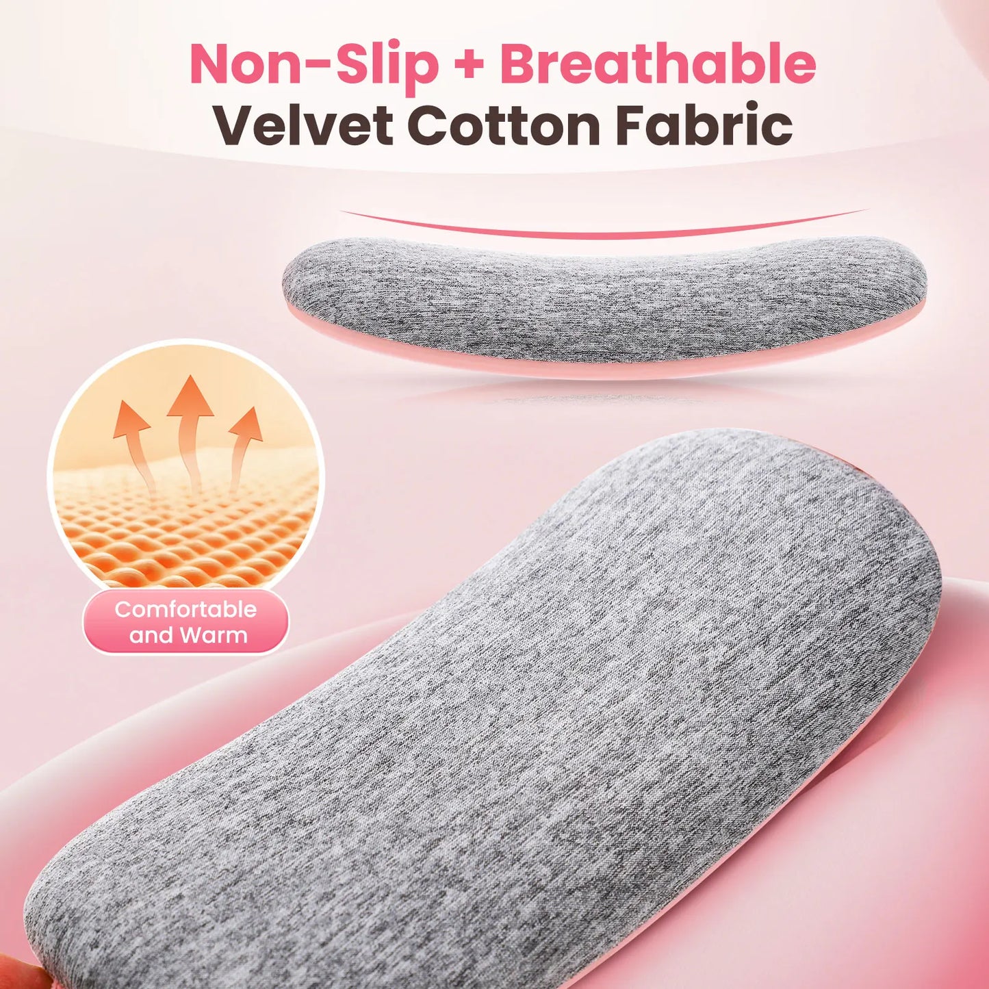 Electric Heating Pad for Period Abdominal Massage Belt Menstrual Cramp Relief Belt Abdomen Warm Palace Vibrating Machine